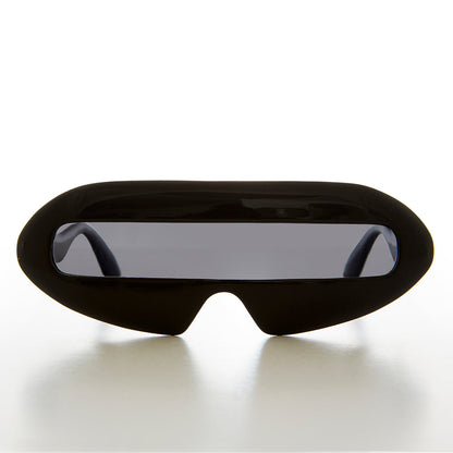 Futuristic Cyclops Robot Single Lens Vintage Sunglass  - Zepter