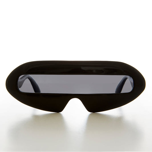 Futuristic Cyclops Robot Single Lens Vintage Sunglass  - Zepter