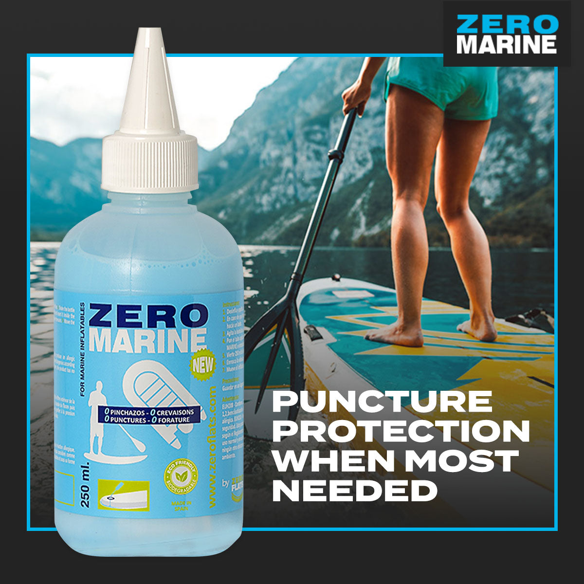 Zero Marine Anti Puncture Sealant For Marine Inflatables (250ml) - Triathlete Store