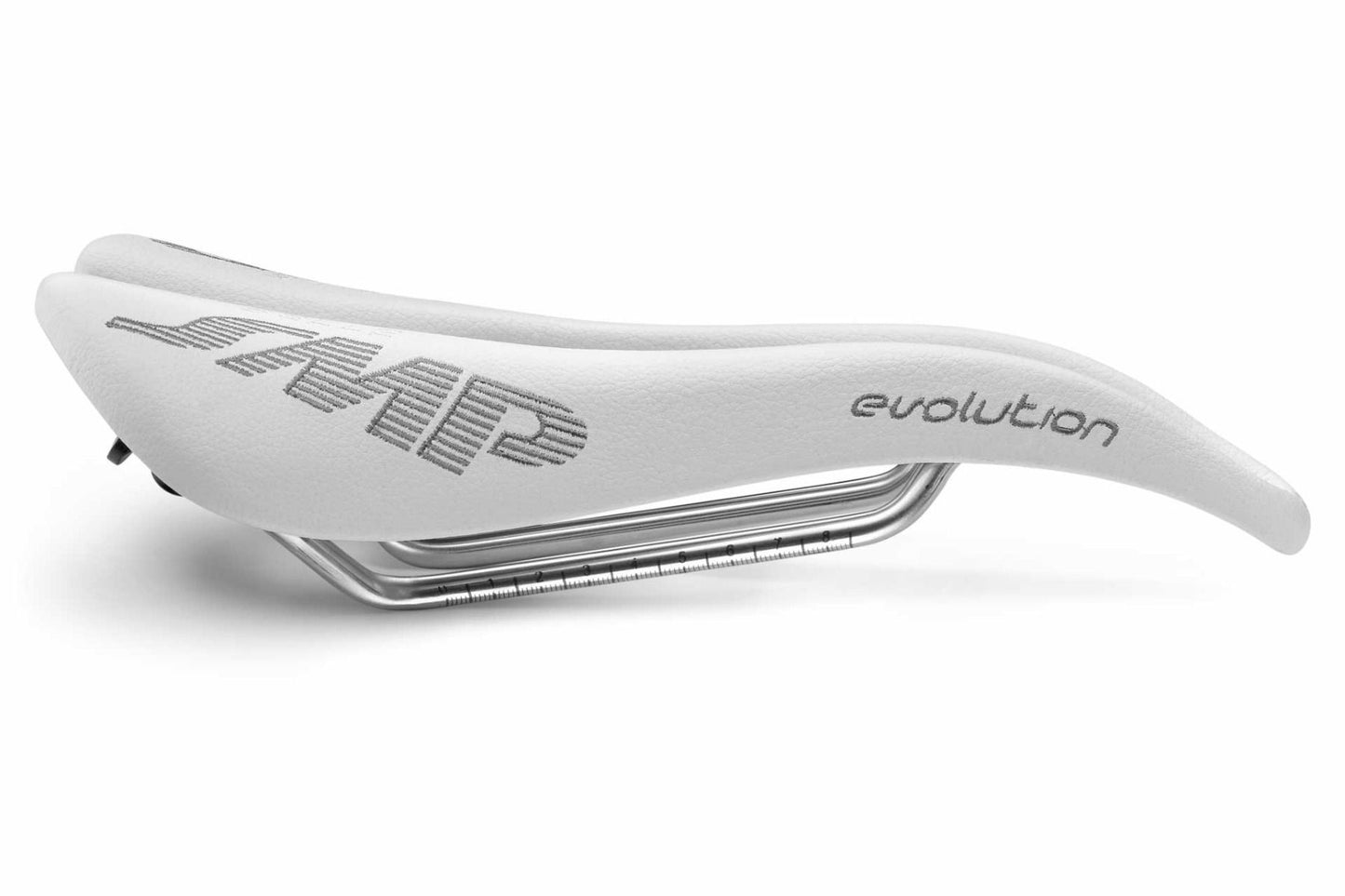 Selle SMP Evolution Saddle with Steel Rails (White)