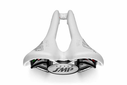 Selle SMP Evolution Saddle with Steel Rails (White)