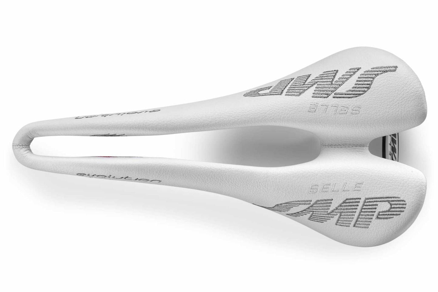 Selle SMP Evolution Saddle with Steel Rails (White)