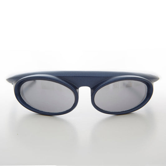 Futuristic Wrap Around Goggle Vintage Sunglass - Zurich