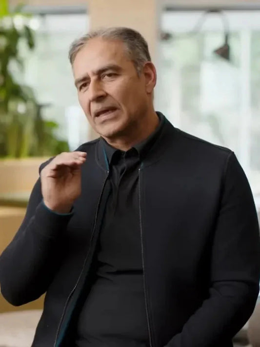 Zulfi Alam Black Bomber Jacket