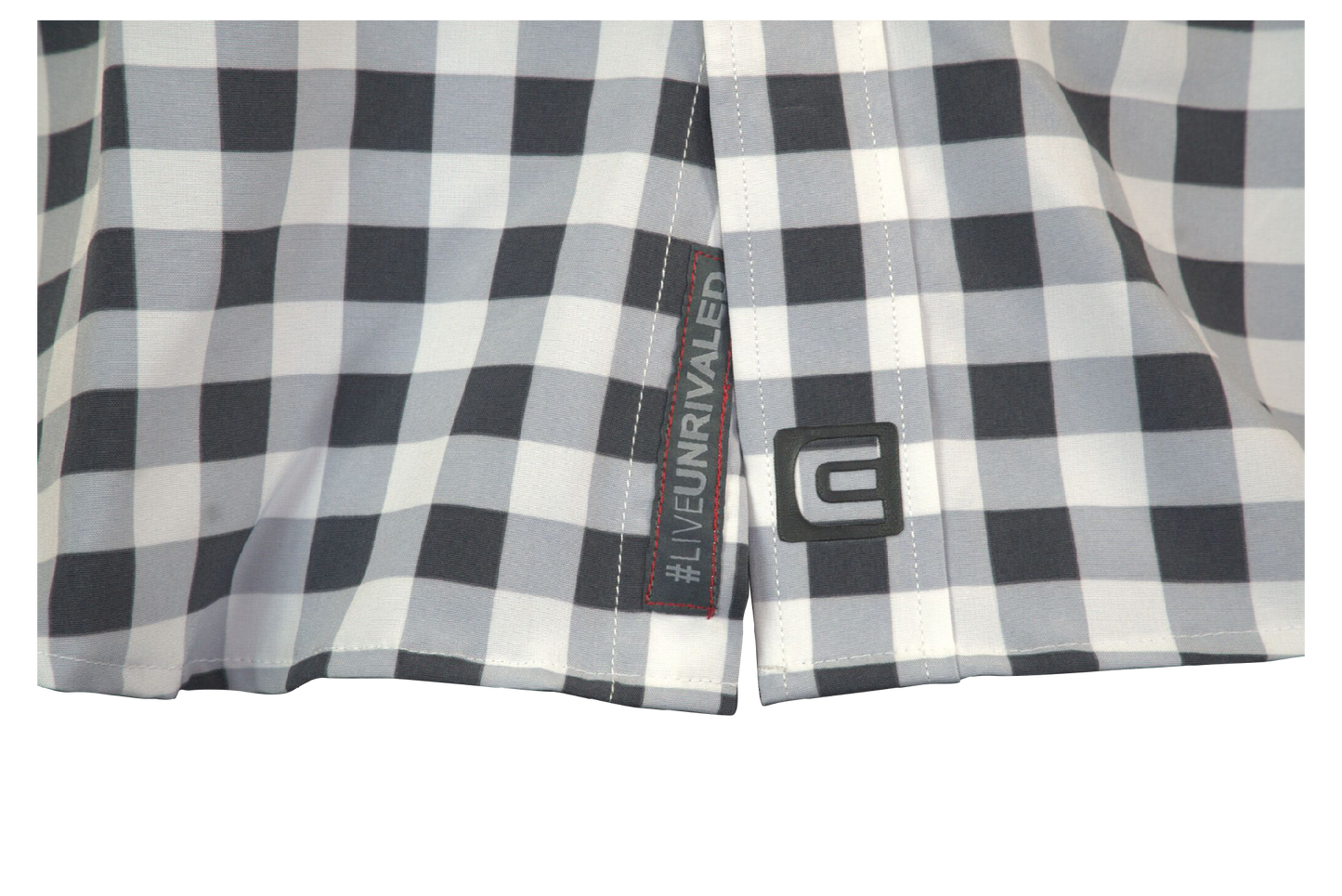 The Titan - Grey Plaid Long Sleeve