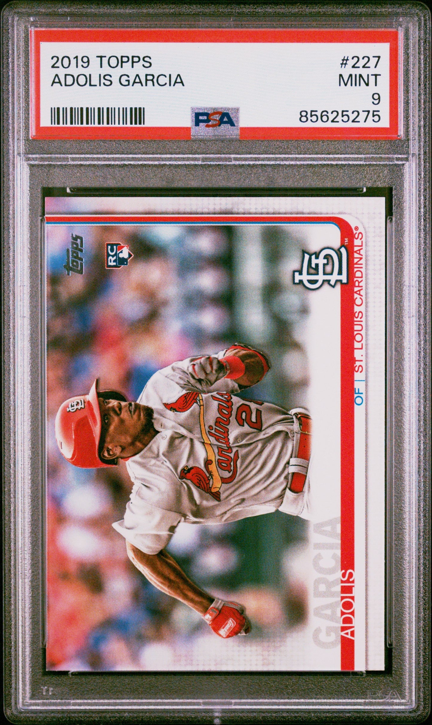 Graded 2019 Topps Adolis Garcia #227 Rookie RC Baseball Card PSA 9 Mint