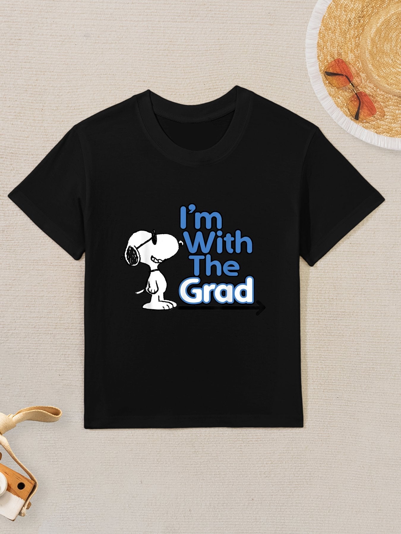 Peanuts Graduation I'm With The Grad Snoopy Kids T-Shirt