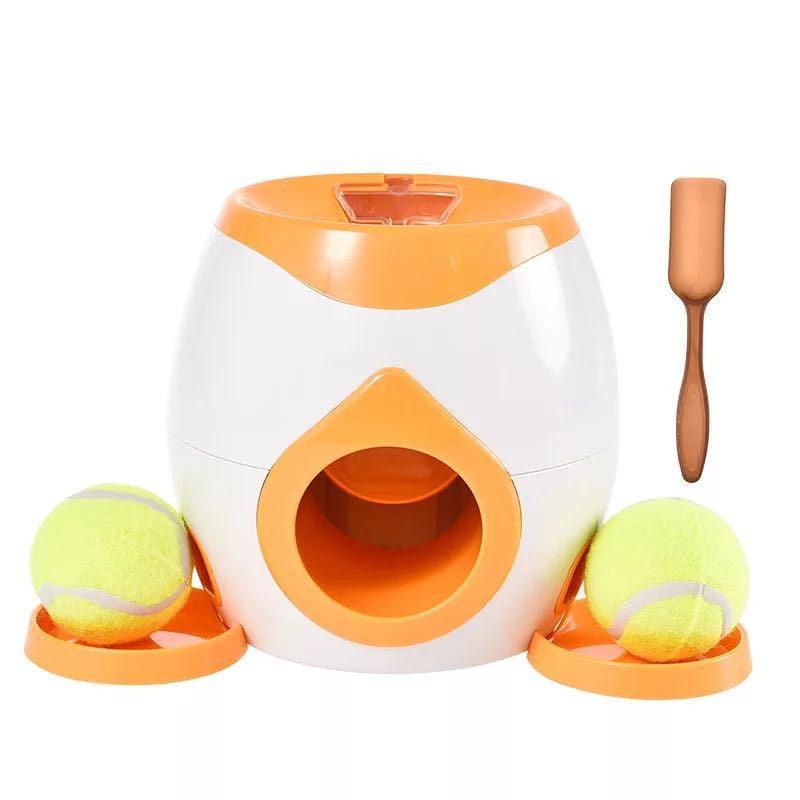 Smart Food Reward Dog Tennis Ball Launcher