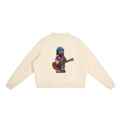 Dead Head Thunder Essential Fleece Mid-Neck Crew Sweatshirt