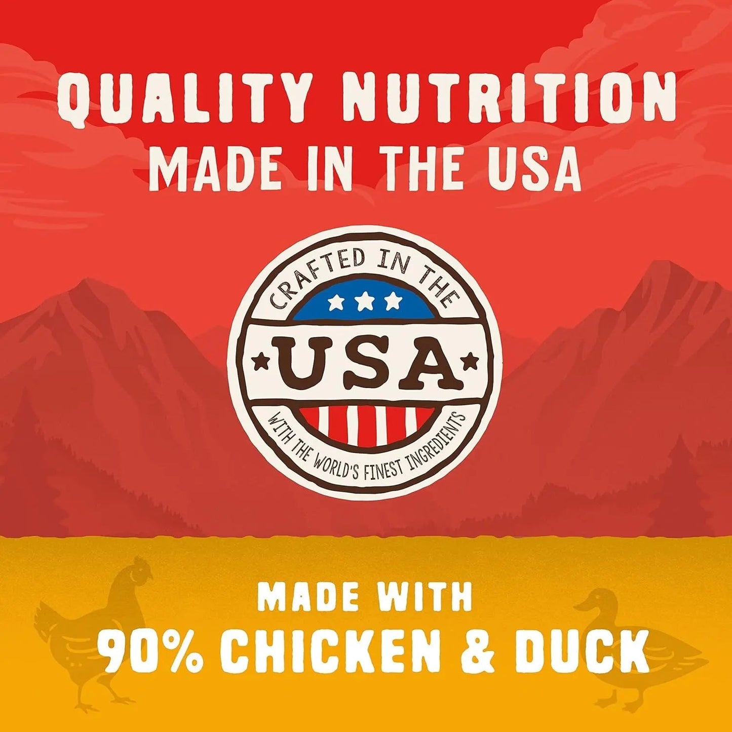 Wild Red Jerky Nuggets - 90% Protein-Rich Chicken & Duck Dog Treats - Grain-Free Training Rewards for All Breeds - Made in USA - 6 Oz Bag