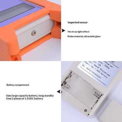 Precision Handheld Digital Ultraviolet (UV) Radiometer & Terrarium Sensor