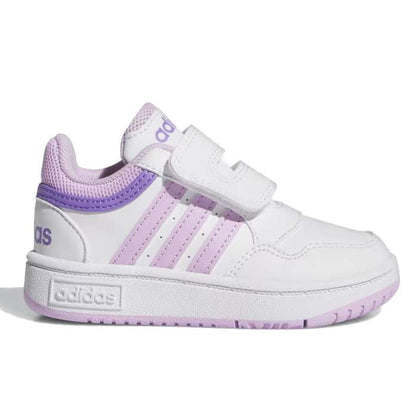 adidas Hoops 3.0 CF Infants Shoes - Cloud White / Bliss Lilac / Violet Fusion