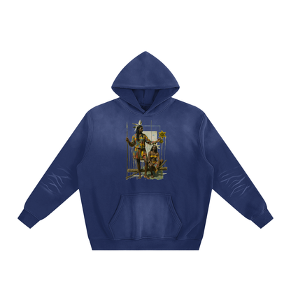 Amaru Khan Stars Sunfade Fleeced Hoodie