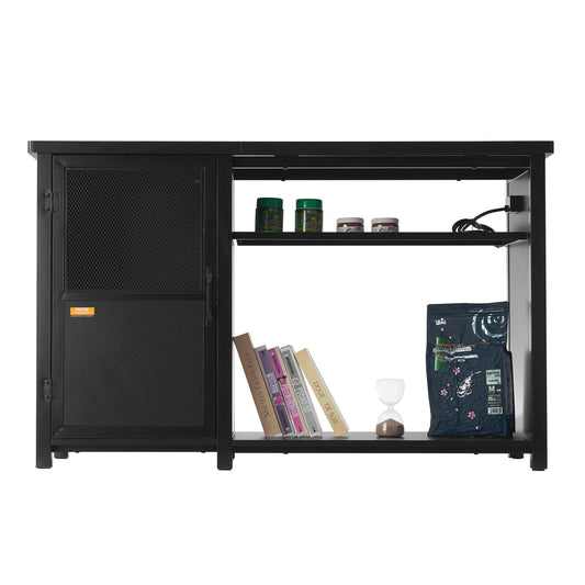 75-Gallon Terrarium Stand with Side Storage Cabinet