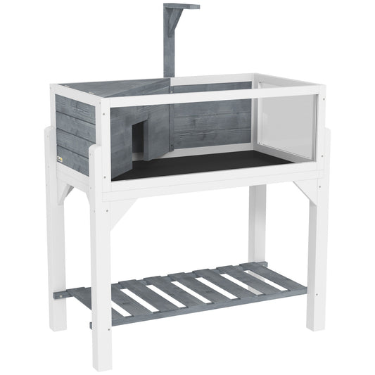 Elevated Wooden Tortoise Table & Basking Habitat