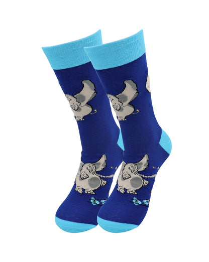 Elephant Mouse Socks - Comfy Cotton for Men & Women