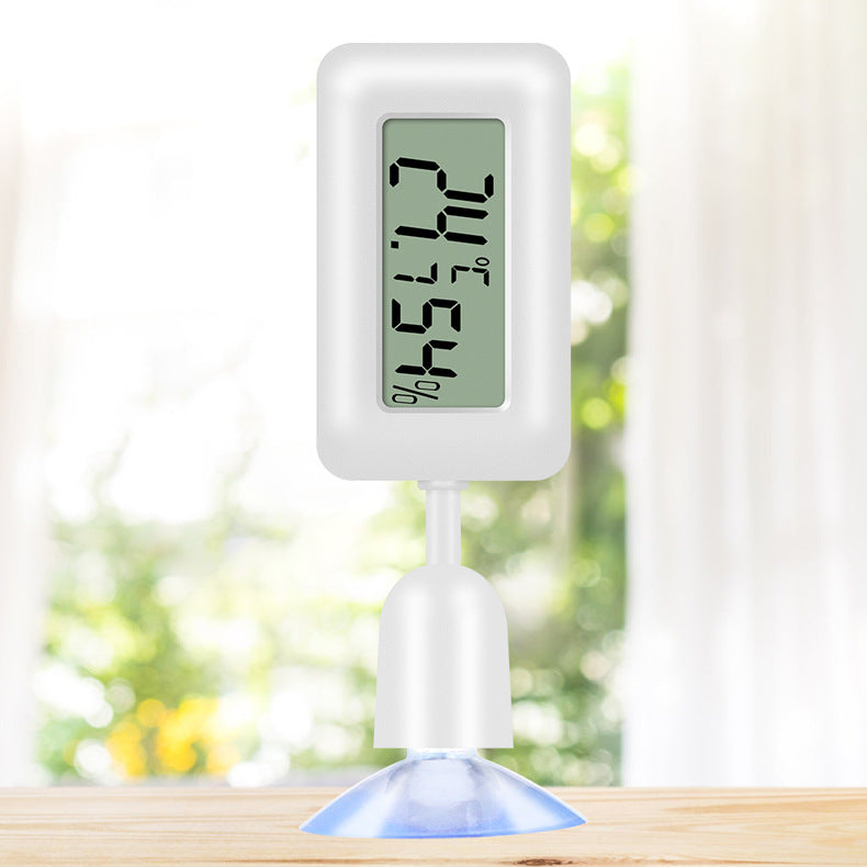 Rotating Digital Reptile Thermometer & Hygrometer with Suction Mount