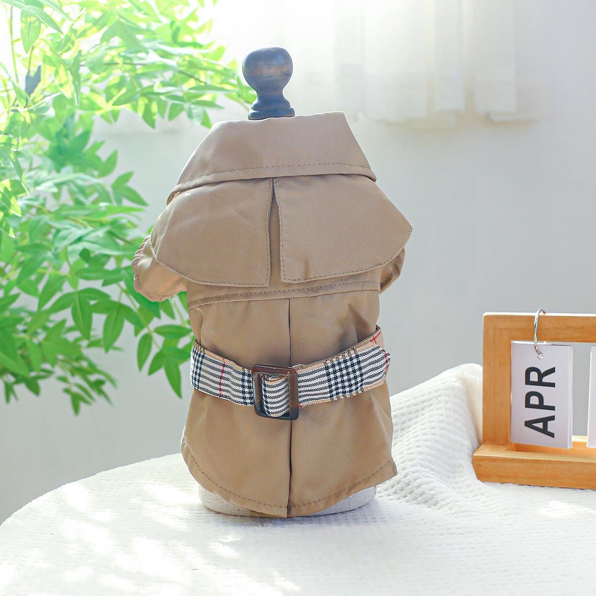 Summer Khaki Dog Coat