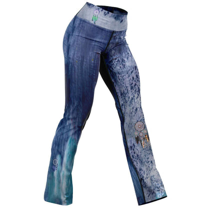 Feather Dream Catcher Flare Leggings