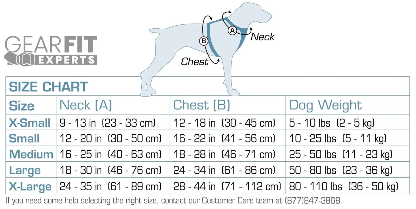 Journey Air Dog Harness, Vest Harnesses for Dogs, Pet Hiking Harness for Running & Walking, Reflective, Padded, Includes Control Handle, No Pull Front Clip (Orange, Small)