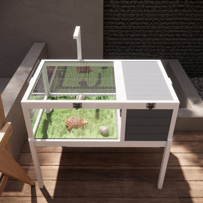Elevated Wooden Tortoise House