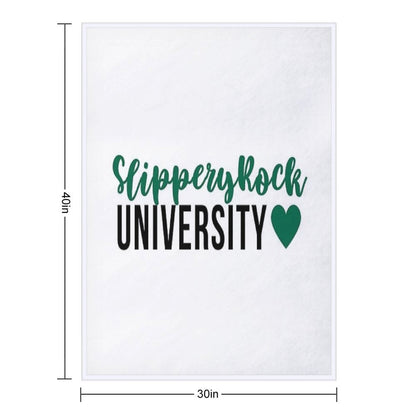 Slippery Rock Sticker Throw Blanket