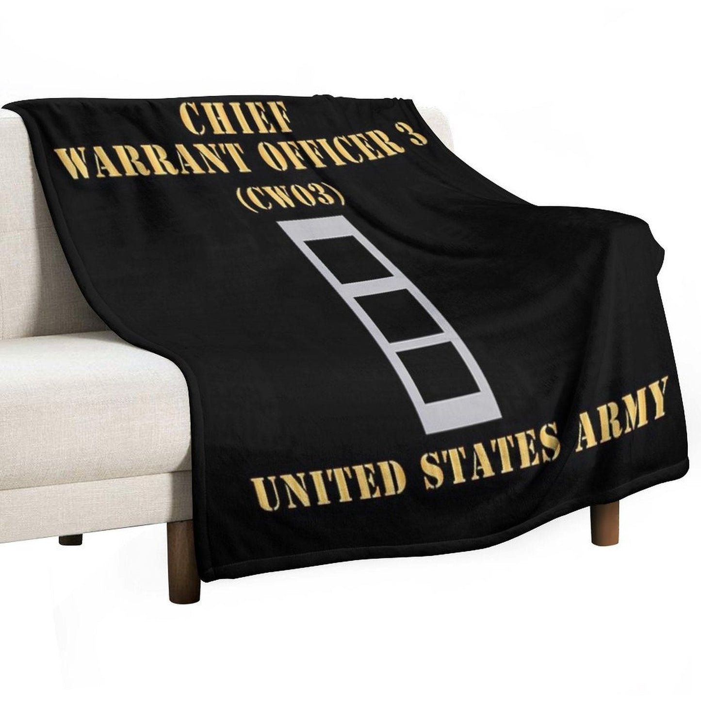 Army - Chief Warrant Officer 3 - CW03 - Flat - X 300 Throw Blanket