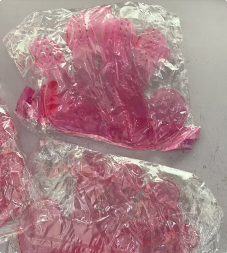 Pet Bath Massage Hair Brush Glove