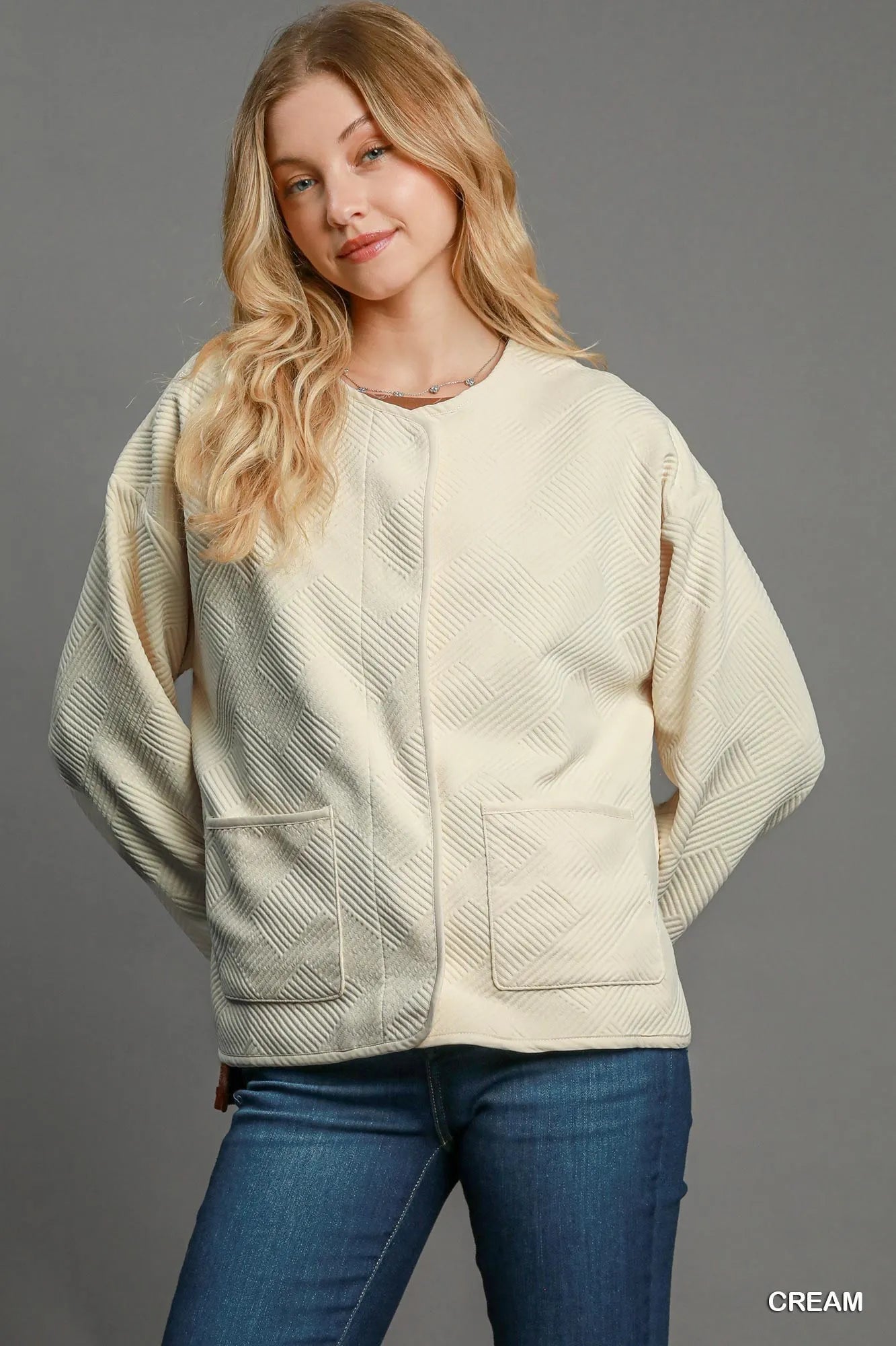 Garden Naked Textured Jacquard Jacket