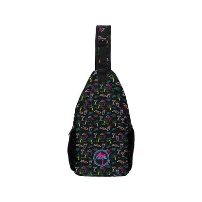 Five O'Clock Somewhere Black Sling Bag