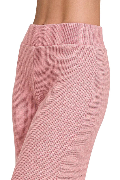 Sweater Boxy Top & Long Pants Set