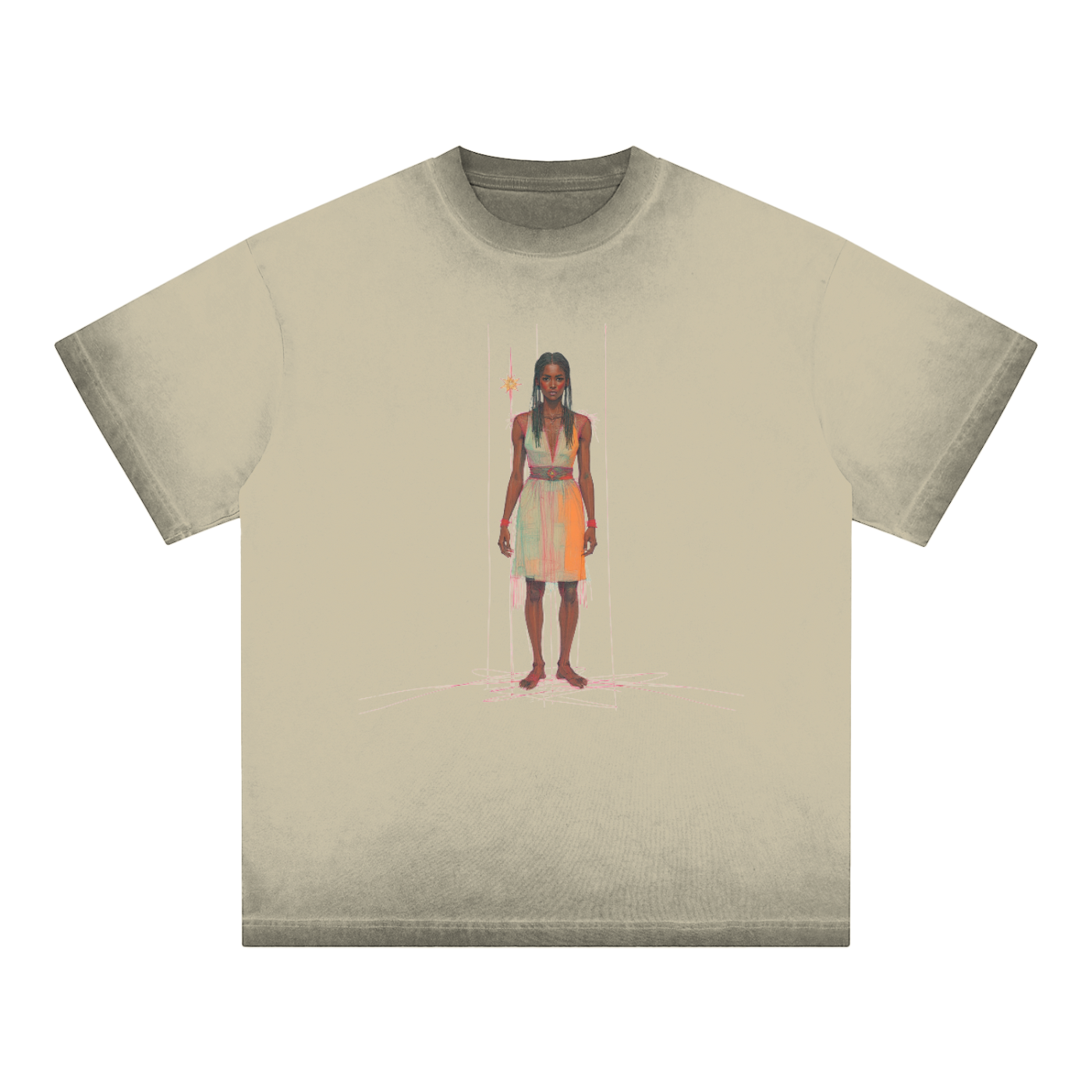 Amaru Khans Reverse Dyed T-shirt