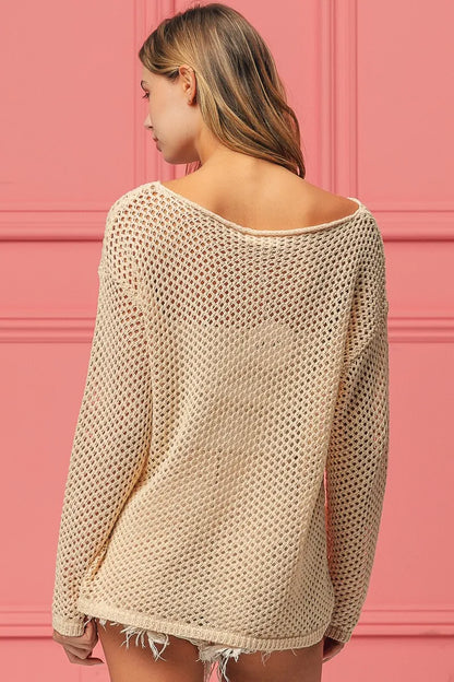 BiBi Sequin American Flag Sunglasses Knit