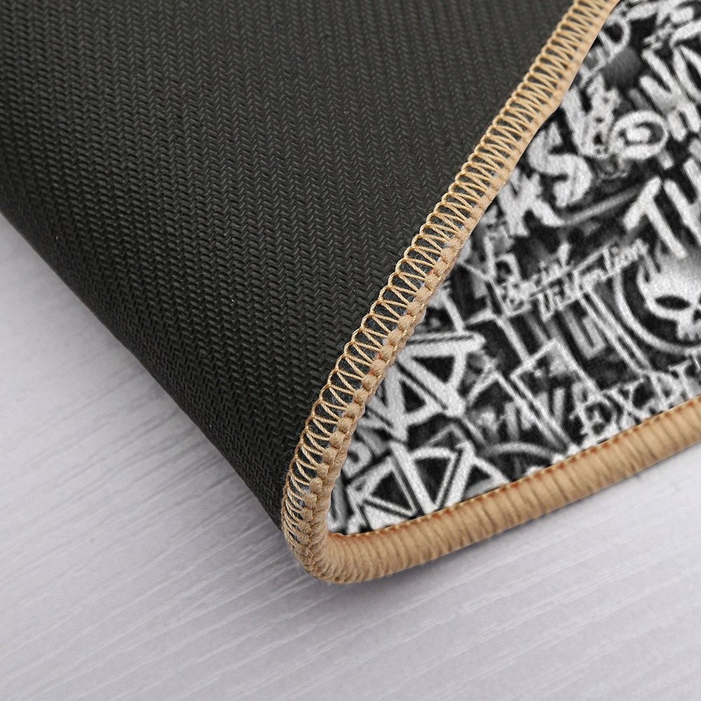 Punk-Rock Bands. Stickerbombing Bath Mat