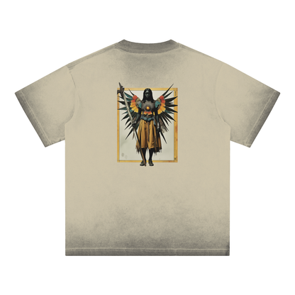 Amaru Khan Stars Reverse Dyed T-shirt