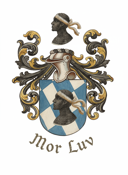 Mor Luv Yuropa Family Crest Trucker Cap