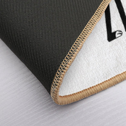 Head Rest Brindle Hound Bath Mat