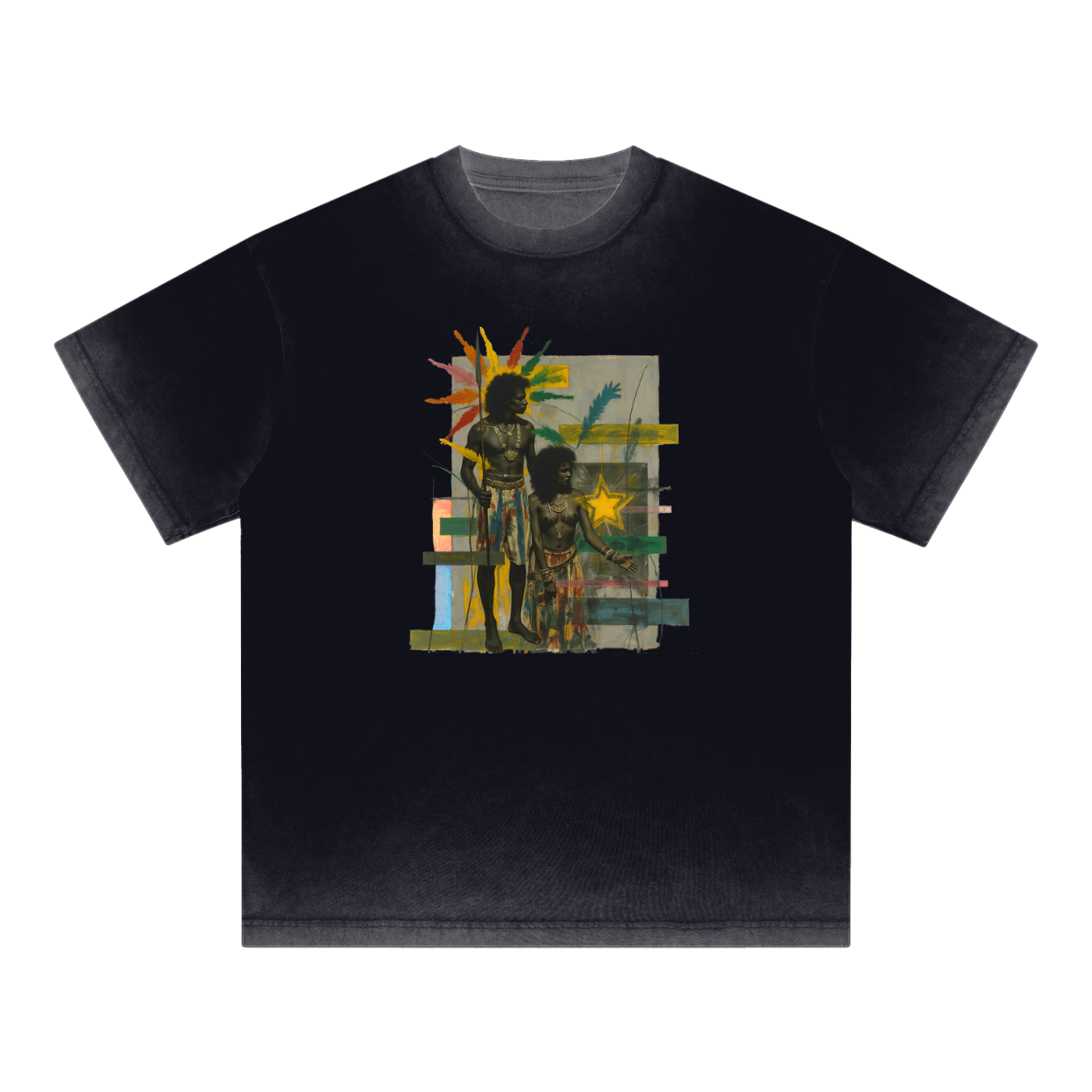Amaru Khan Stars Truex Reverse Dyed T-shirt