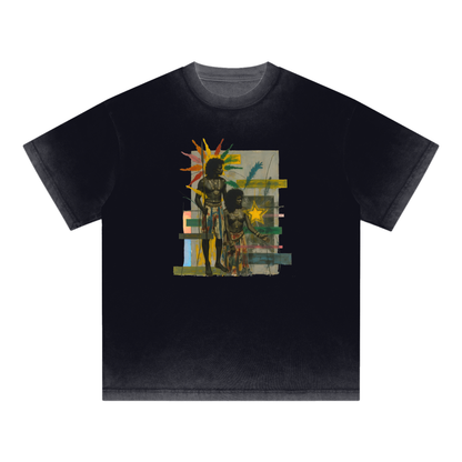 Amaru Khan Stars Truex Reverse Dyed T-shirt