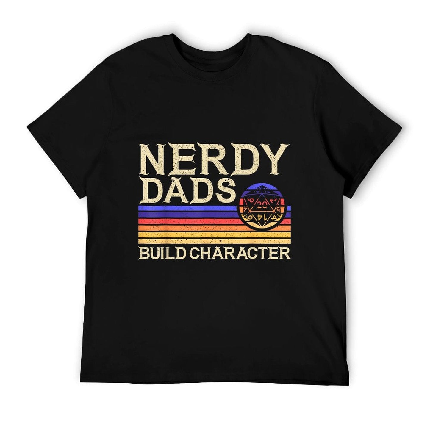 Nerdy Dad RPG Gaming D20 Tabletop Games Funny RPG Gamer T-Shirt