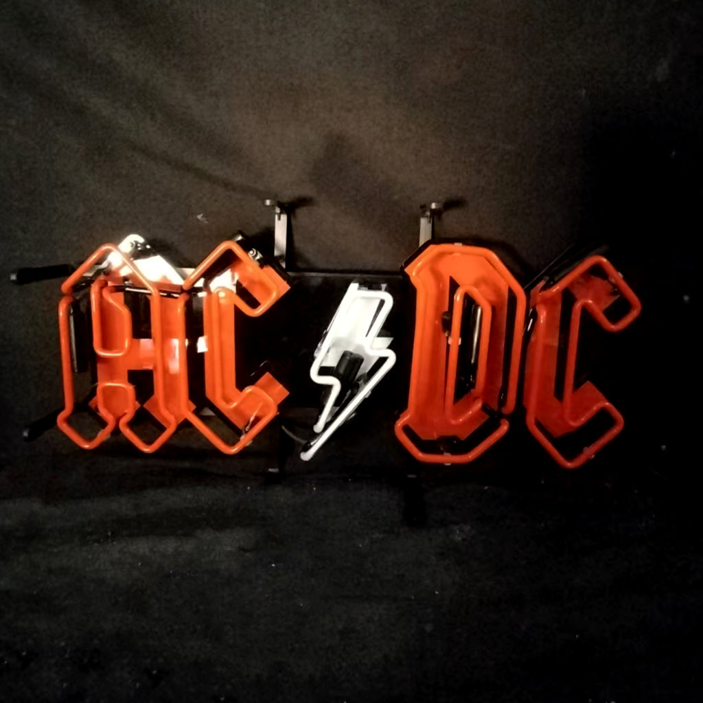 AC DC Power Neon Signs