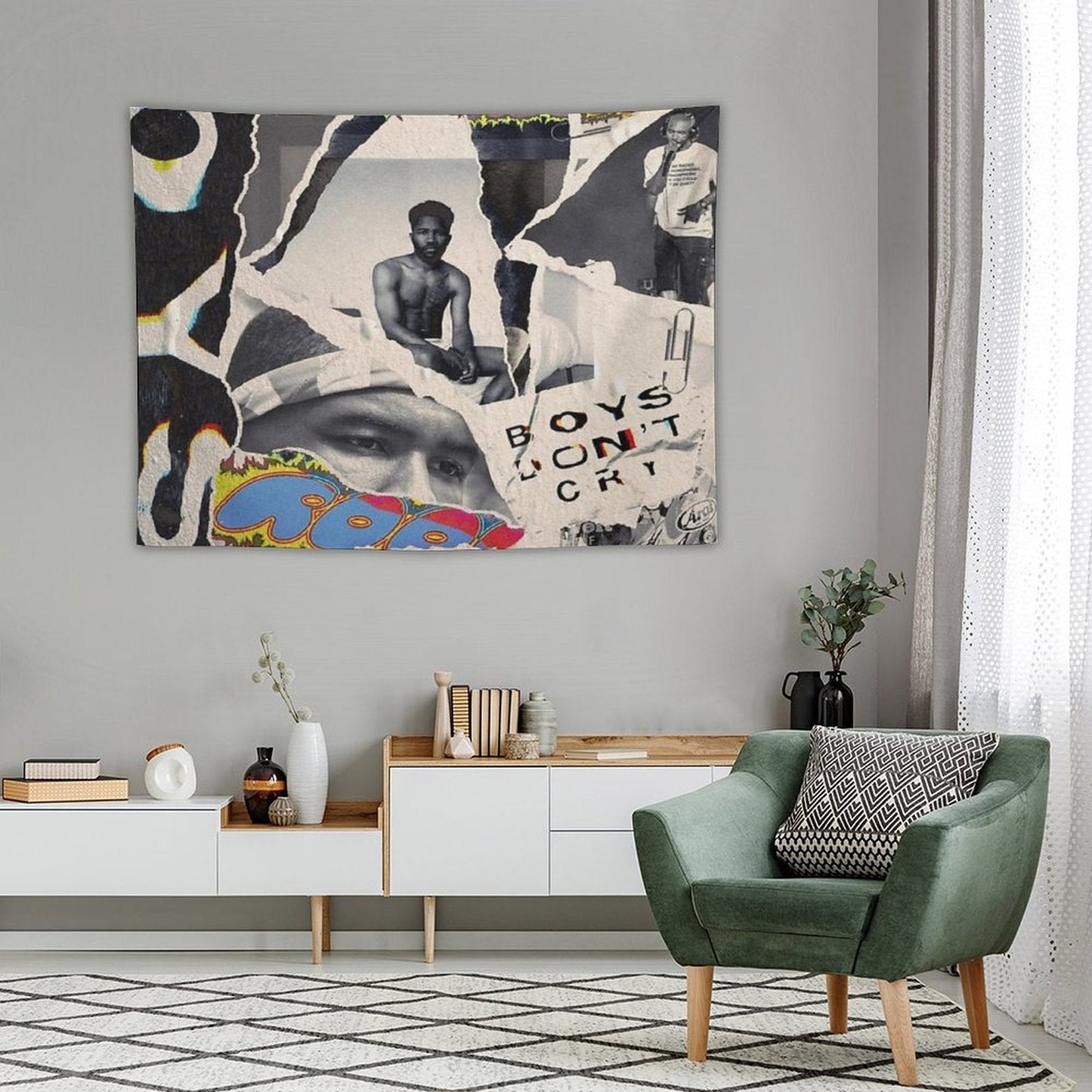 Frank Ocean In My Room Artwork. Stickers, Posters, Etc. Tapestry