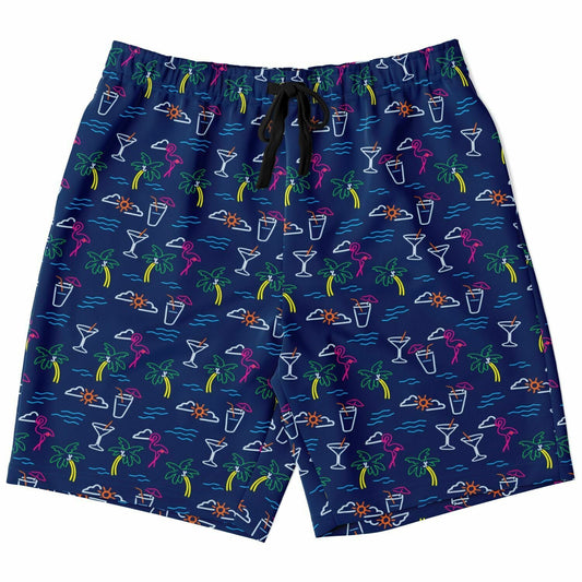 Five O'Clock Somewhere Long Athletic Shorts