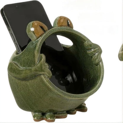 Wide-Mouth Frog Passive Phone Amplifier & Desk Stand