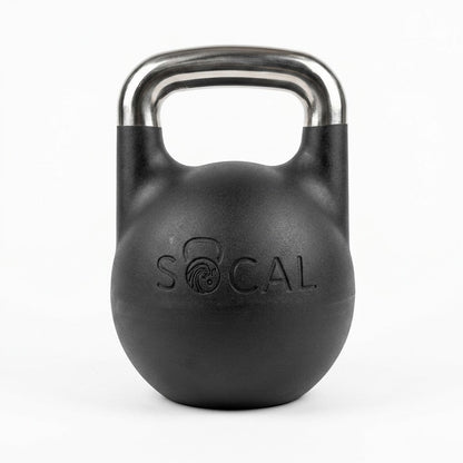 Adjustable Kettlebell 12–32 kg (26–70 lb) — Competition-Style, Black | SoCal Kettlebellz
