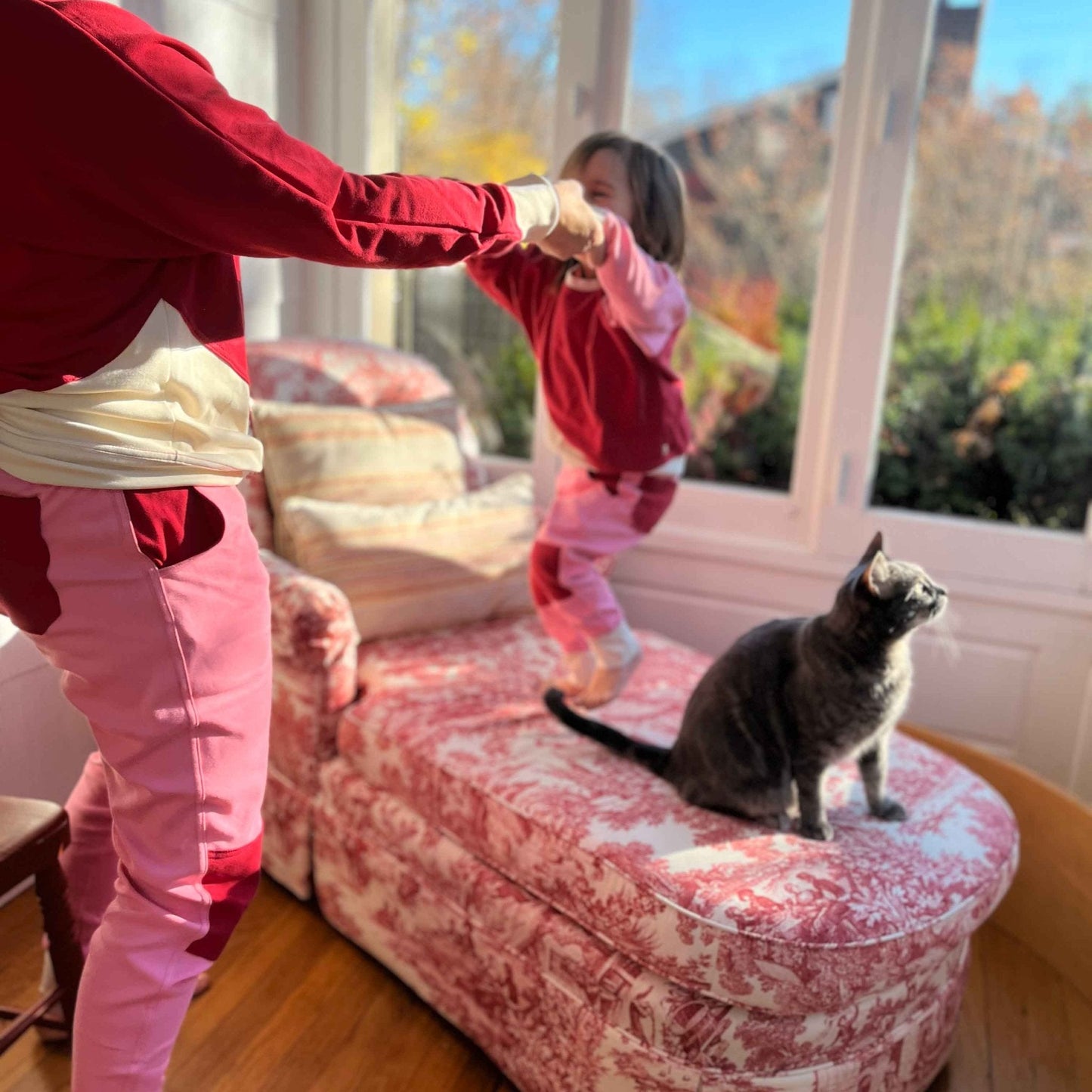 Adult Diagonal Colorblock