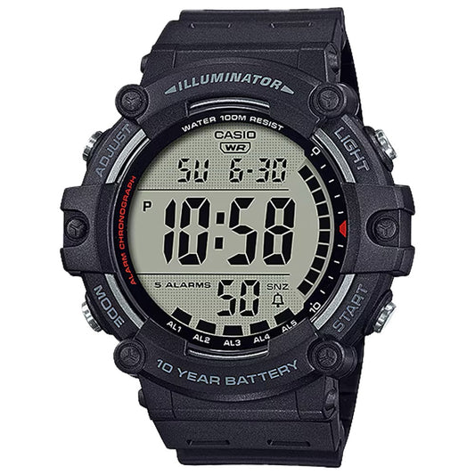 Casio MenÕs Digital Sport Watch with Black Dial - AE-1500WH-1AV