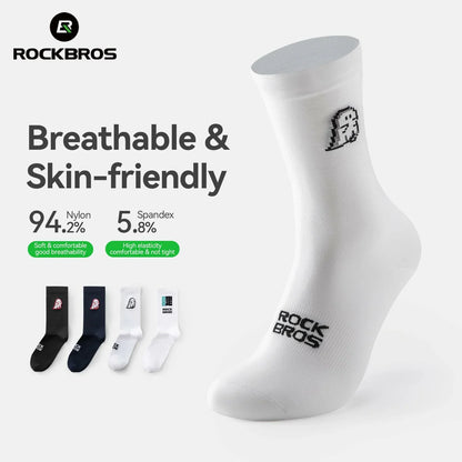 Aerodynamic Cycling Socks with Wear-resistant Hee Wicking Athletic Crew