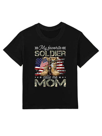 Soldier Mom Army Mom Army Graduation Mom Kids T-Shirt