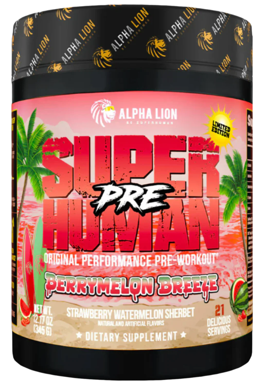 Alpha Lion Superhuman Pre-Workout Powder 21 Servings (42 Half-Servings)